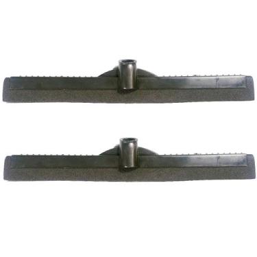 Imagem de Kit 2 Unidades RODO 40cm Borracha  Dupla Para Limpeza SEM CABO Para Pi