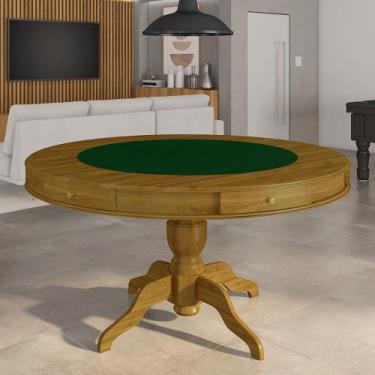 Imagem de Mesa de Jogos Carteado 6 Lugares Bellagio com Gavetas e Tampo Reversív