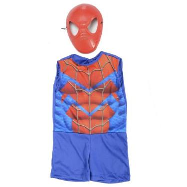 Imagem de Roupa Menino Infantil Aranha Acessório - Masters Toys
