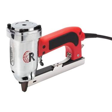 Imagem de ROBERTS Grampeador elétrico 10-600 de 0,9 cm, 120 V, 15 A, calibre 20 com estojo de transporte, vermelho