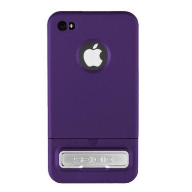 Imagem de Seidio CSRSIPH4K-PR SURFACE Reveal Capa com suporte de metal para Apple iPhone 4/4S - 1 pacote - embalagem de varejo - ametista