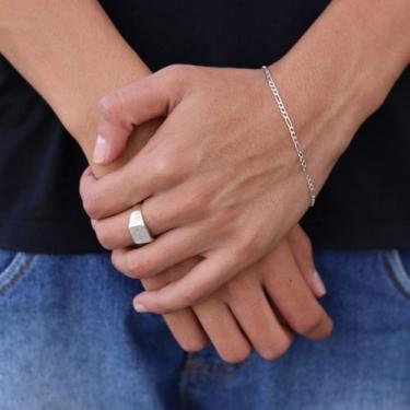 Imagem de Conjunto Promocional 04 Anel+Pulseira  Prata 925 - realeza925