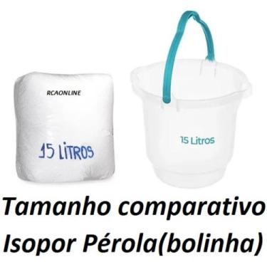 Imagem de Isopor Perola Refil Para Enchimento Puff Sala E Quarto 15 Lt - RCAISOP