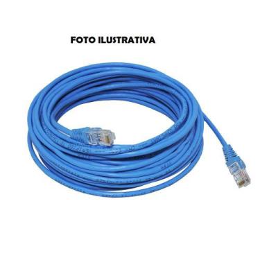 Imagem de Cabo de Rede Patch Cord Cat 5 - RJ-45 - 8 Metros - DS