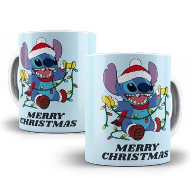 Imagem de Caneca Stitch Natal Personalizada Modelo 1 - Tio da Caneca