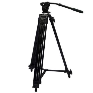 Imagem de Tripé profissional cabeça fluida profissional metal alt max 1800mm cap