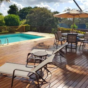 Imagem de Kit Jogo Mesa Giratória Aluminio 6 Cadeiras Espreguiçadeiras - Nossa K