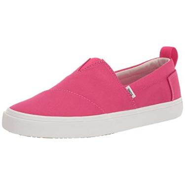 Imagem de TOMS Tênis infantil unissex Alpargata Fenix com cadarço, rosa escuro, Rosa escuro, 16