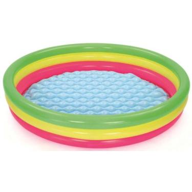 Imagem de Piscina Inflável Redonda de 211 Litros para 2 Pessoas - Bestway