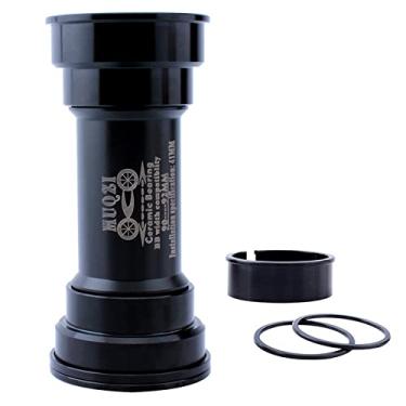 Imagem de COONIUM BB90 / BB92 Rolamento de cerâmica com encaixe de pressão BB para eixo de manivela de 24 mm (compatível com Shimano) ou 22/24 mm (SRAM GXP)