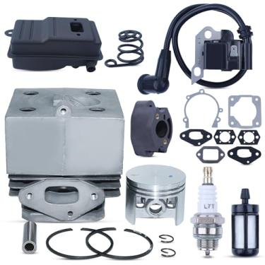 Imagem de Atunee Kit de pistão de cilindro de 46 mm para Stihl SR400 SR420 BR320 BR400 BR340 BR380 BR420 peças de substituição 4203-020-1201 4203 400 13014203 140 0602