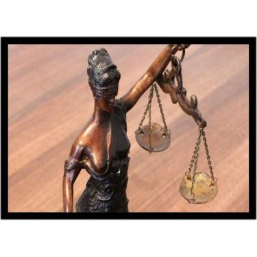 Imagem de Quadro Decorativo Direito Advogados Deusa Têmis Advocacia Justiça Sala