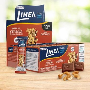 Imagem de Linea Barra De Cereais 3 Grãos Integrais Choconuts 12 Unidades