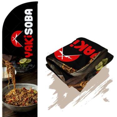 Imagem de Bandeira Para Wind Banner Dupla Face (só tecido) Yakisoba - Fadrix