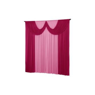 Imagem de Cortina Paris 4 Metros Quarto Sala Igreja Malha Gel  - Dennis Confecçõ