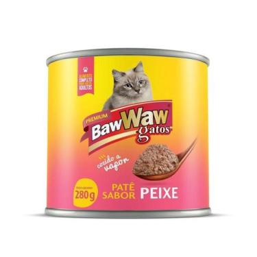 Imagem de Enlatado 280g gatos peixe bawwaw - clicklotus