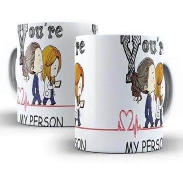 Imagem de Caneca Grey's Anatomy You Are My Person Mertina - Ng Decor Canecas