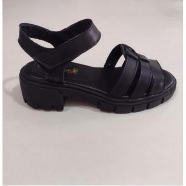 Imagem de Sandália feminina tratorado em couro legítimo - Armazem Couros e Peles