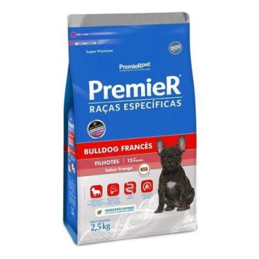 Imagem de Ração Premier Raça Espec.bulldog Francês- Filhote Frango 2,5