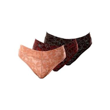 Imagem de Kit com 3 Calcinhas Alta Olimpo Demillus 26639 Colorido, EG