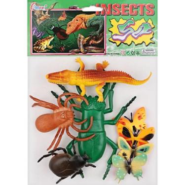 Imagem de Kit de animais e insetos - 1 kit 3 modelos - hm toys - 2317 - AUSINI, 