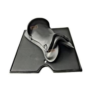 Imagem de Sela freio de ouro com MANTA GEL Laço Comprido CAVALO - SELARIA SERRAN