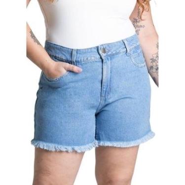 Imagem de Shorts Jeans Sawary Plus Size - 278746 - IND. 46-Feminino