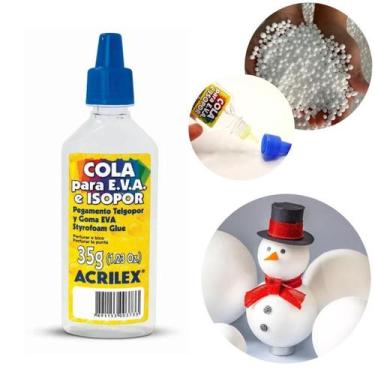 Imagem de Cola Transparente Para Eva, Isopor, Artesanato 35g Acrilex