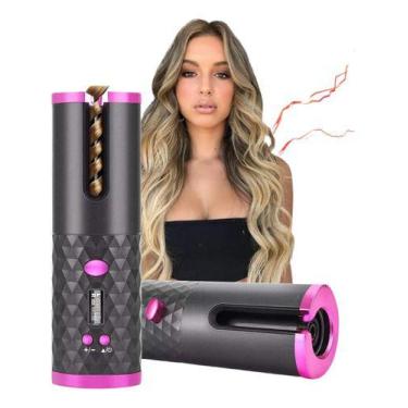 Imagem de Cachos Perfeitos com o Modelador Sem Fio Automático  Compacto e Fácil!