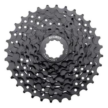 Imagem de Cassete 8v K7 8 Velocidades 11-32d Gta Catraca De Encaixe Cor Preto - 