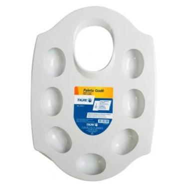 Imagem de Paleta para Pintura Godê 7 Cavidades 5110 Tigre 