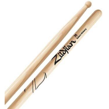 Imagem de Baqueta Zildjian 7A Z7a Hickory Madeira 49843