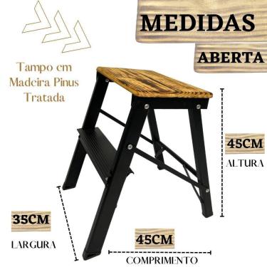 Imagem de Mini Banco Escada 2 Degraus
