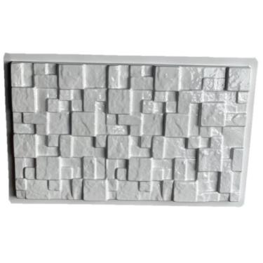 Imagem de Forma 3d Gesso Mosaico Rustico 46,5x28 Abs 2MM Molde Para Gesso e Cime
