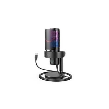 Imagem de Microfone Streamer de Mesa Fifine Ampligame, RGB, Cardioide, Omnidirecional, USB, Preto - A9
