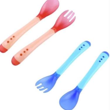 Imagem de Kit Talher Flexivel e Termossensivel +6m - Pais e Filhos - Pais&Filhos