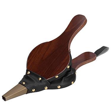 Imagem de Lareira de Madeira Manual Portátil Fole Ventilador de Ar para Acampamento Ao Ar Livre para Churrasco