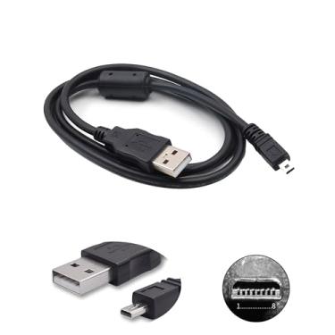 Imagem de Cabo USB de 1 m para câmera Fujifilm Finepix 8 pinos, compatível com câmera Fujifilm XP20, XP30, XP50, JX550 JX700 AX385 J10 J100 J12 J26 J27 J28 J30