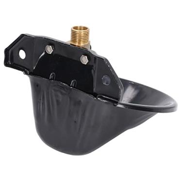 Imagem de Bebedouro Automático para Cabras Interruptor de Toque de Válvula de Cobre de Aço Inoxidável Engrossado Goat Waterer Bebedor de Tigela de água de Ovelha Com Bebedouro