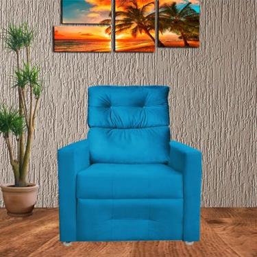 Imagem de Poltrona Reclinavel Do Papai e Mamãe Monica Turquesa