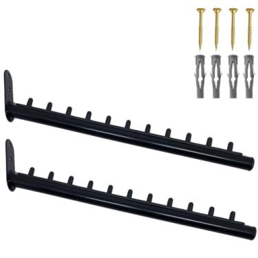 Imagem de Duas Araras Rt Inclinadas Para Loja Fixas De Parede 40cm Expositor