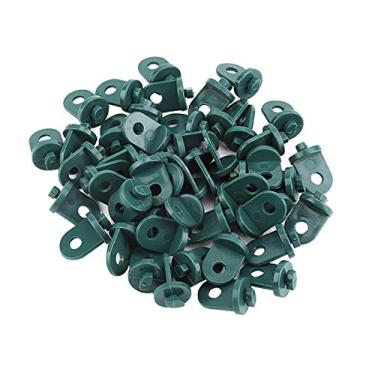 Imagem de 50 Pçs Plástico Estufa Gancho Planta Flor Cabide Com Suporte para Culturas de Videira para Pendurar Pequenas Cestas ou Vaso de Plantas (GREEN)