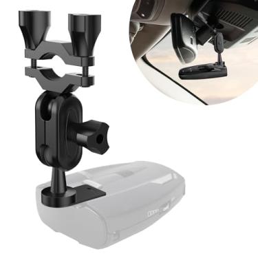 Imagem de Suporte para detector de radar, suporte para detector de radar de espelho retrovisor de carro, para detector de radar Cobra iRadar ESD SPX RAD 480i 450 380 7800BT, fácil de instalar