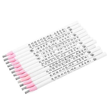 Imagem de Caneta Apagável de Tecido de Alfaiate 12 Unidades, Linha Transparente, Desbota Após Dias, Amplamente Utilizada Em Roupas, Tecidos, Couro, Sapatos, Metal, Madeira