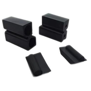 Imagem de Fixador lateral para box de vidro temperado blindex - Preto - Demarcos