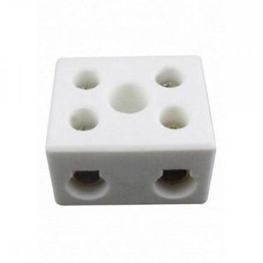 Imagem de Conector Porcelana Brasfort 2 Polos - 10Mm Fixar - 8609 - Kit C/10 Pec