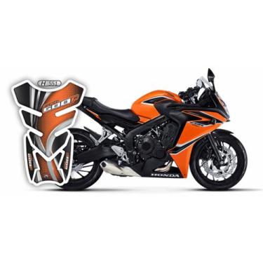Imagem de Adesivo Protetor De Tanque Moto Cbr 600 F  Resinado H551 - Resitank