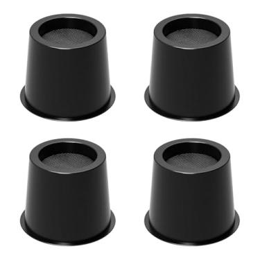 Imagem de DimyFew Cama risers elevadores de cama risers anti risco móveis quadro elevador antiderrapante elevadores redondos para mesa armário sofá mesa, 4 Pcs