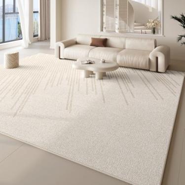 Imagem de HJZSZX Tapete creme tapete grande tamanho sala de estar decoração tapetes confortáveis antiderrapantes quarto tapetes, YY007,3,N,200X200CM