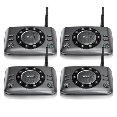 Imagem de Intercomunicador Wireless Wuloo Hands-Free - Alcance de 1 Milha (x4)